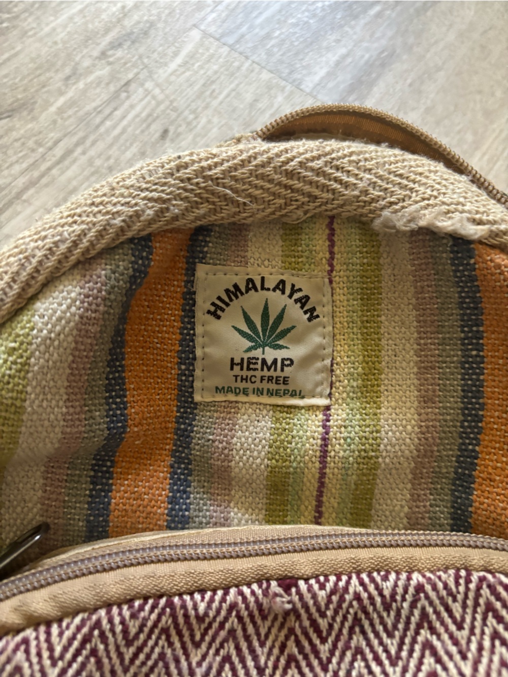 Hemp Backpack - Picture 2 of 4